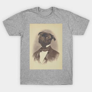 Gentleman Pug T-Shirt